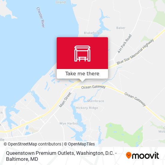 Mapa de Queenstown Premium Outlets