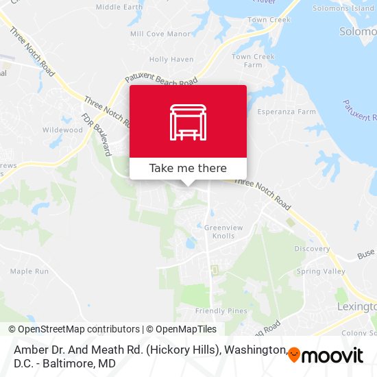 Amber Dr. And Meath Rd. (Hickory Hills) map
