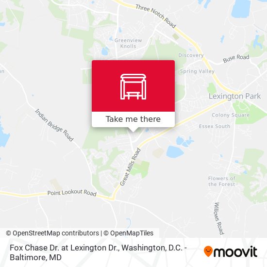 Fox Chase Dr. at Lexington Dr. map