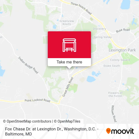 Fox Chase Dr. at Lexington Dr. map