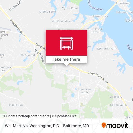 Wal-Mart Nb map