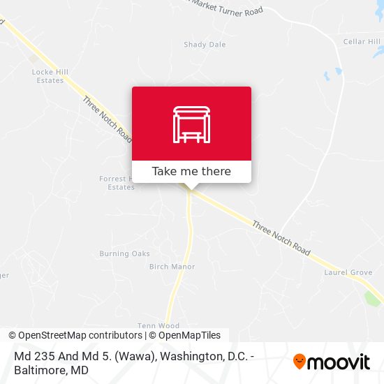 Mapa de Md 235 And Md 5. (Wawa)