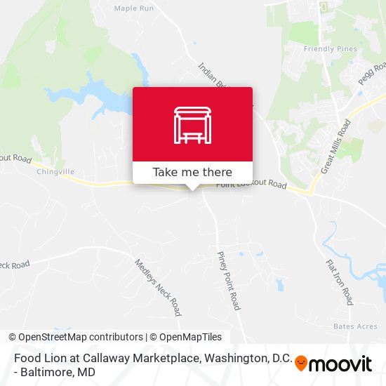 Mapa de Food Lion at Callaway Marketplace