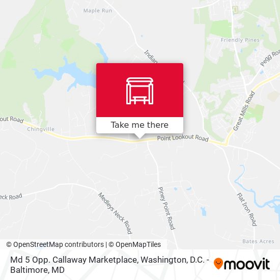 Md 5 Opp. Callaway Marketplace map