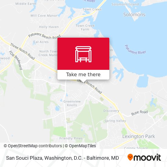 Mapa de San Souci Plaza