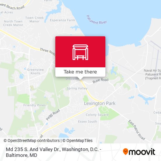 Mapa de Md 235 S. And Valley Dr.