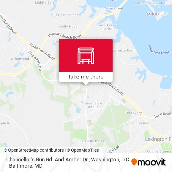 Chancellor's Run Rd. And Amber Dr. map