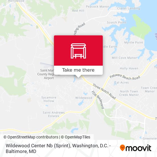 Mapa de Wildewood Center Nb (Sprint)