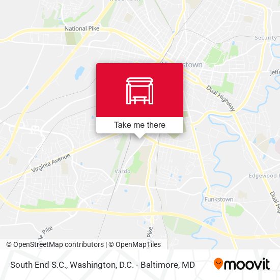 South End S.C. map