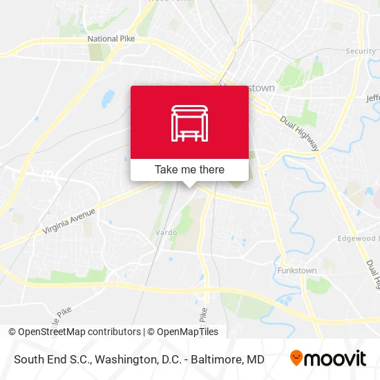 South End S.C. map