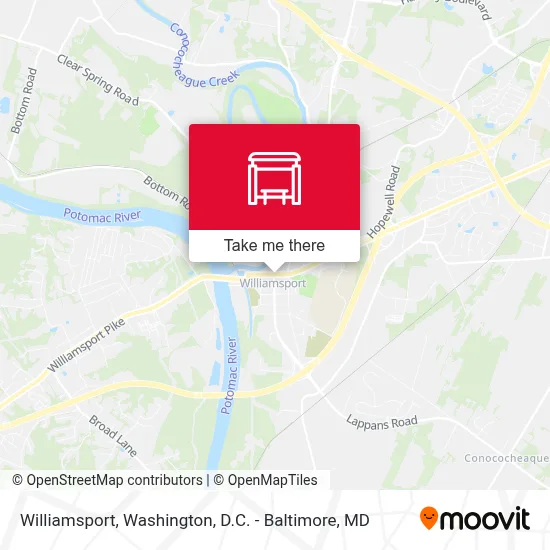 Williamsport map