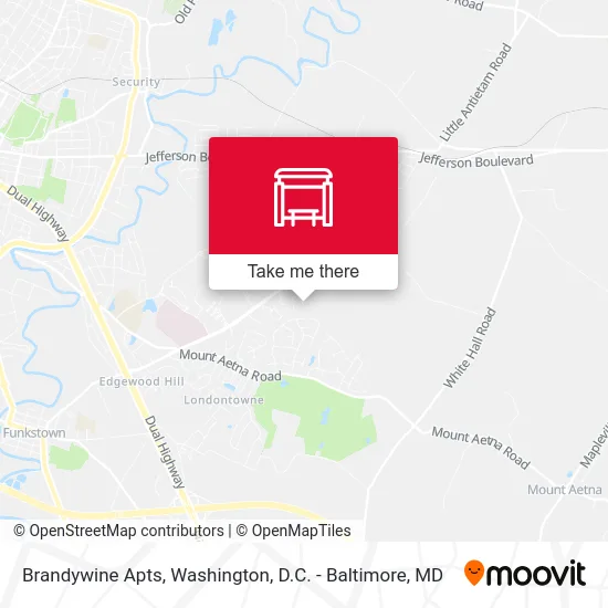 Brandywine Apts map