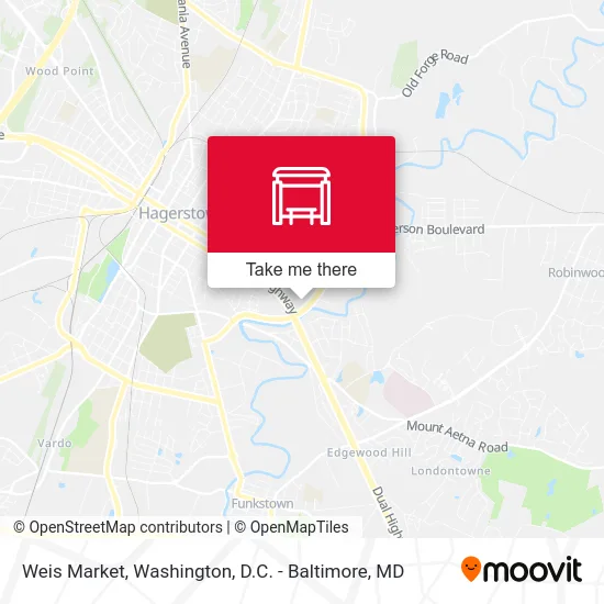 Weis Market map