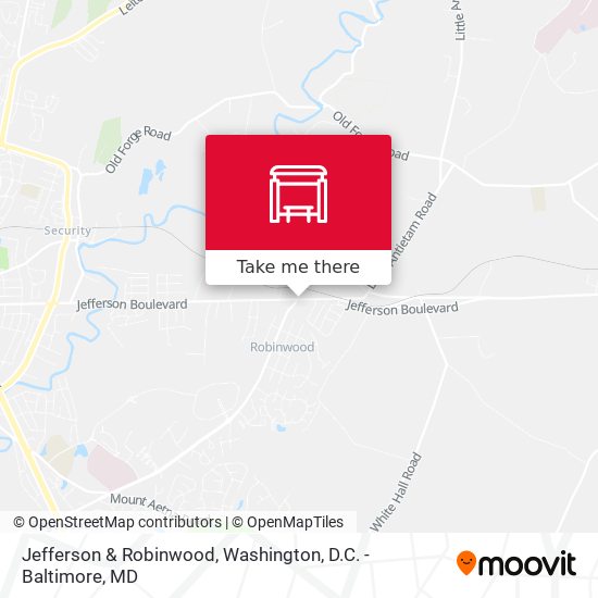 Mapa de Jefferson & Robinwood