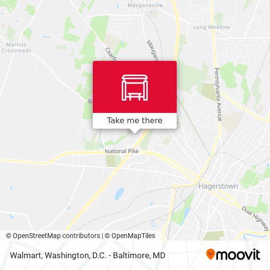 Mapa de Walmart