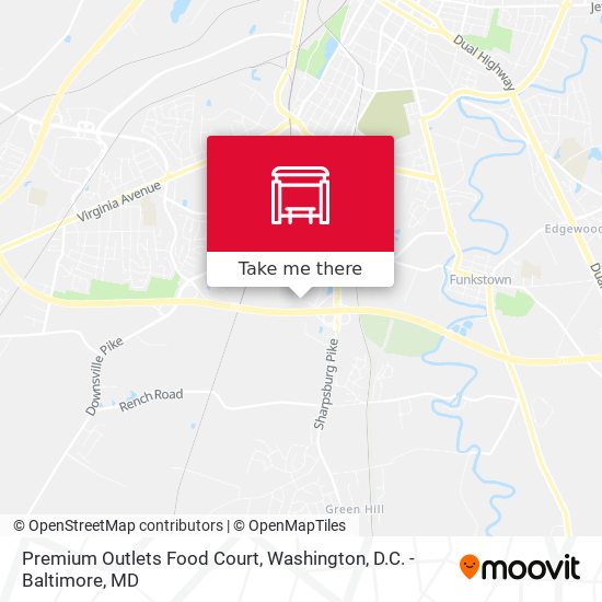 Premium Outlets Food Court map