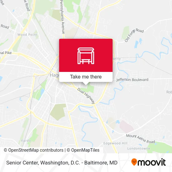 Senior Center map