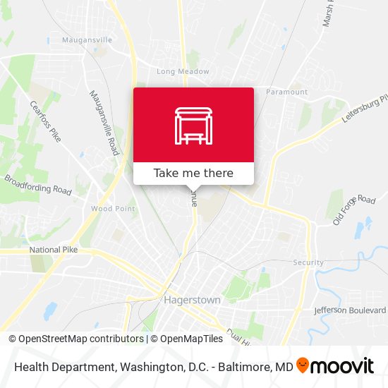Health Department map