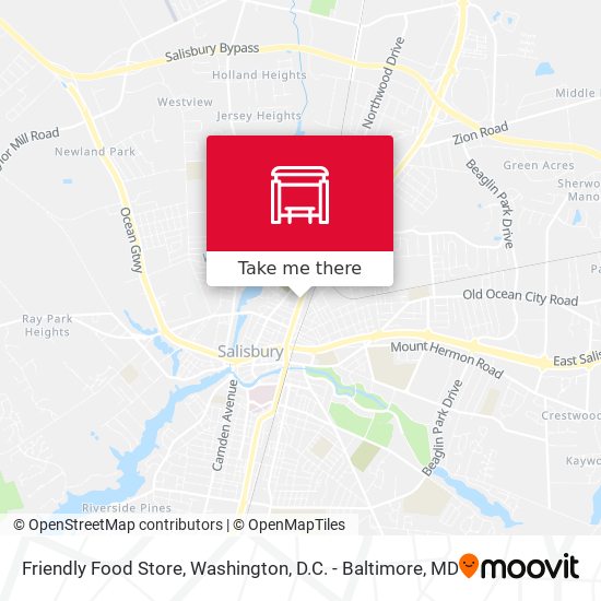 Mapa de Friendly Food Store