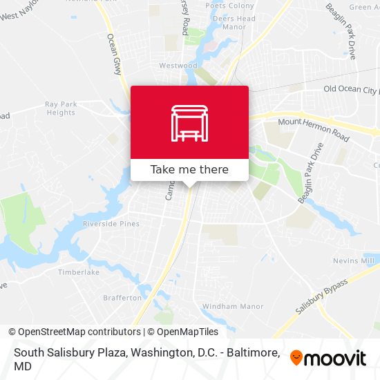 South Salisbury Plaza map