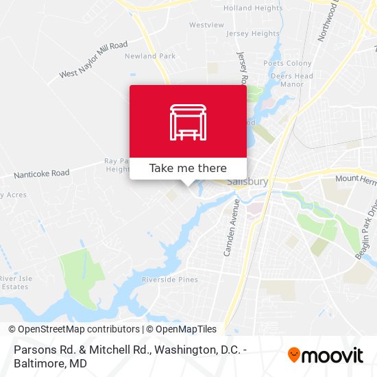 Mapa de Parsons Rd. & Mitchell Rd.