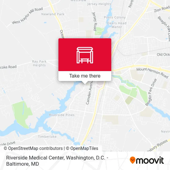 Riverside Medical Center map