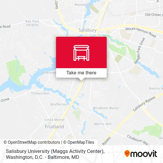 Salisbury University (Maggs Activity Center) map