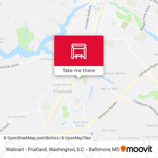 Mapa de Walmart - Fruitland