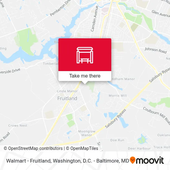Walmart - Fruitland map