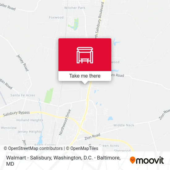 Walmart - Salisbury map