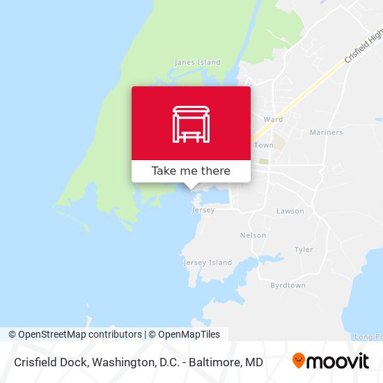 Crisfield Dock map