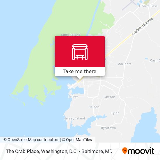 Mapa de The Crab Place