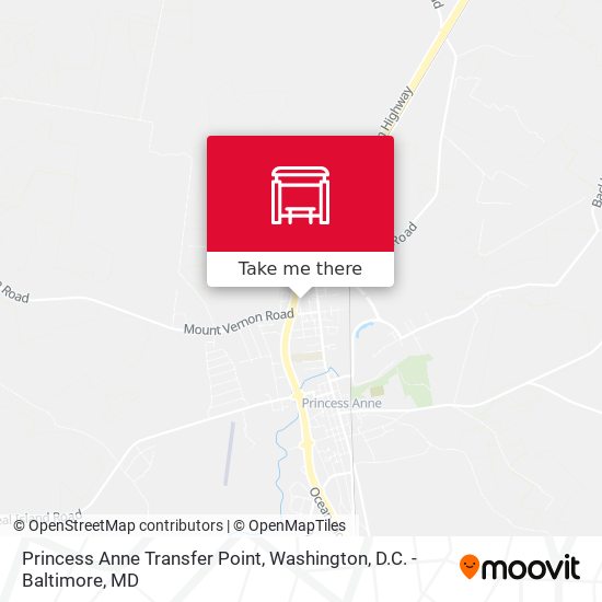 Mapa de Princess Anne Transfer Point