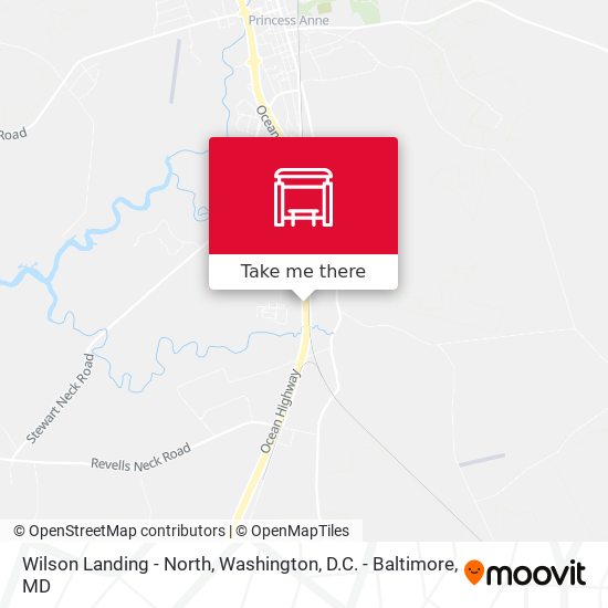 Wilson Landing - North map