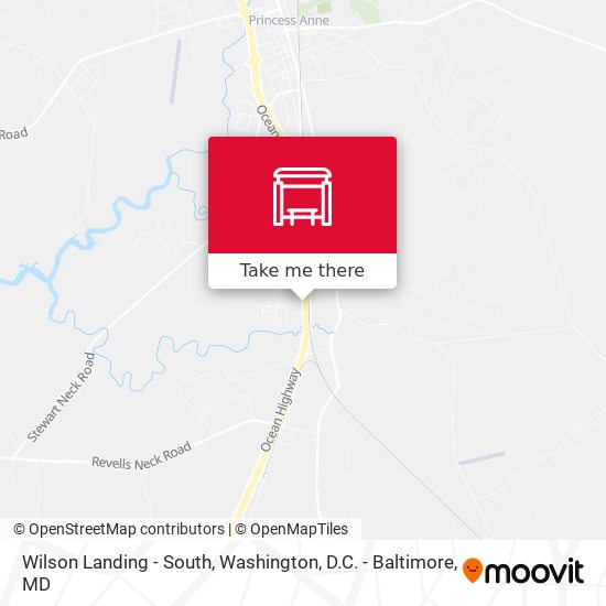 Wilson Landing - South map