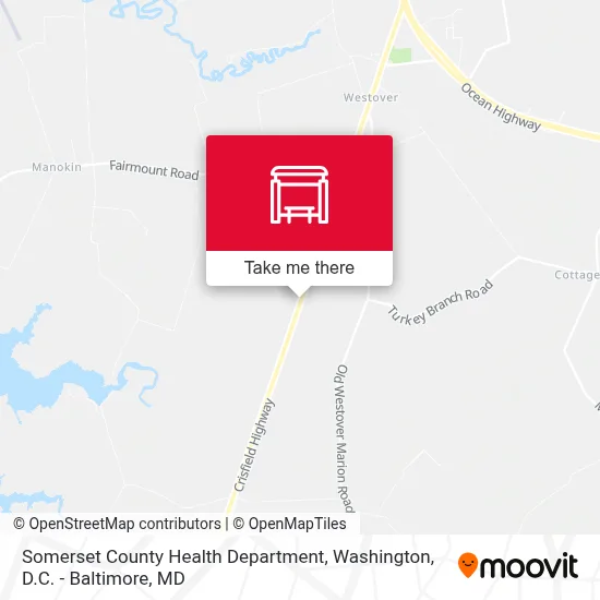 Somerset County Health Department map