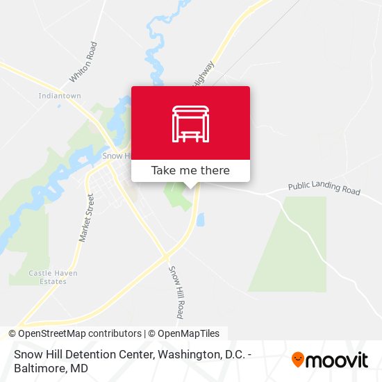 Snow Hill Detention Center map