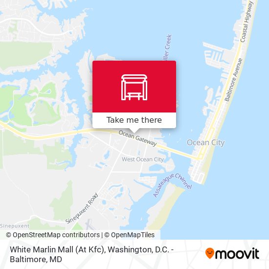 White Marlin Mall (At Kfc) map