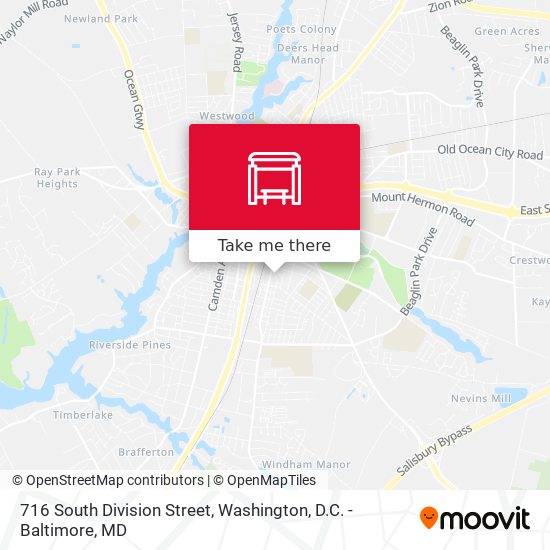 716 South Division Street map