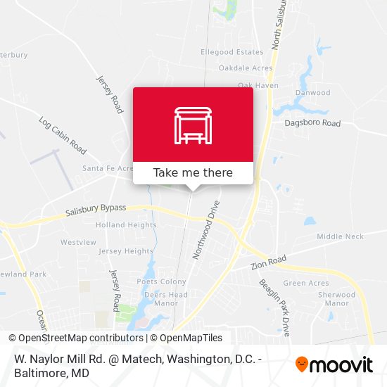 Mapa de W. Naylor Mill Rd. @ Matech