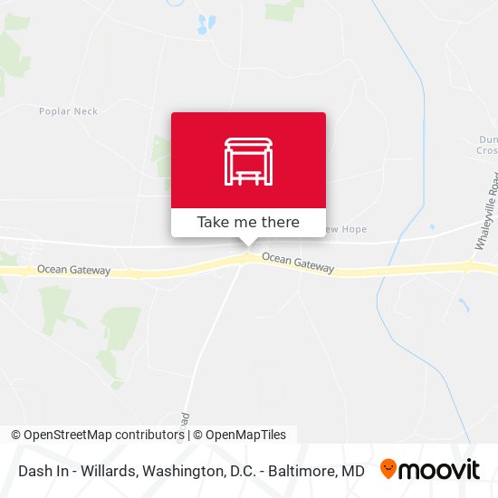 Dash In - Willards map