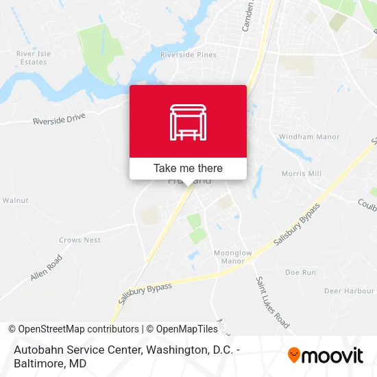 Autobahn Service Center map