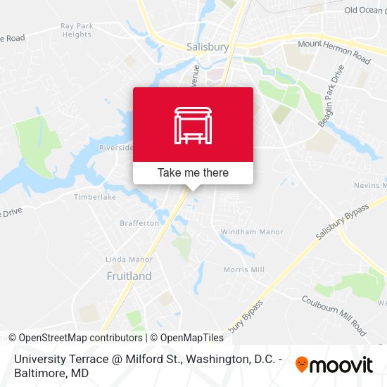 University Terrace @ Milford St. map