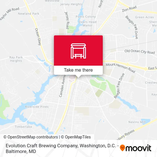 Evolution Craft Brewing Company map