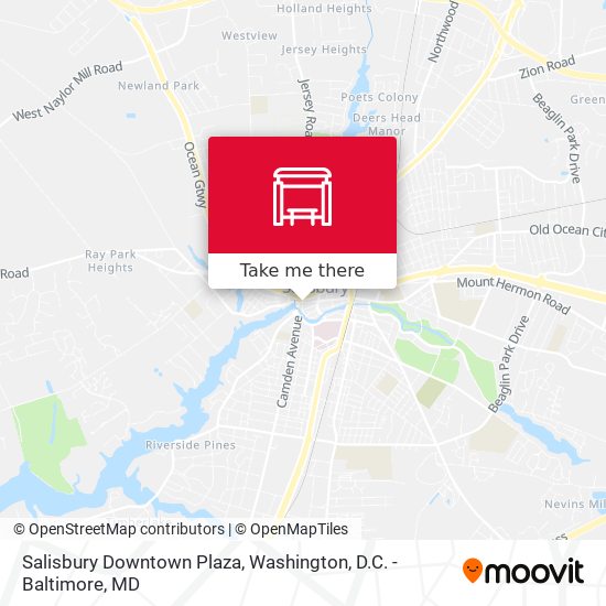 Salisbury Downtown Plaza map