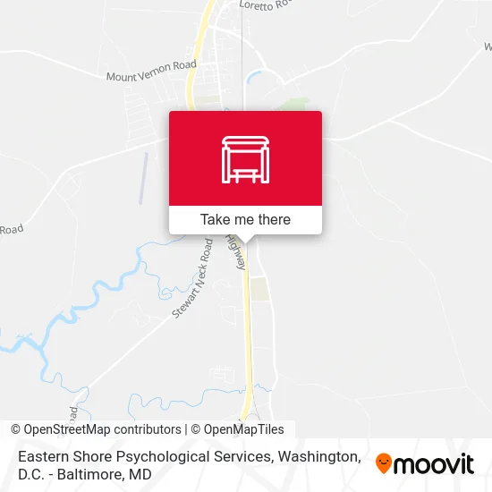 Eastern Shore Psychological Services map