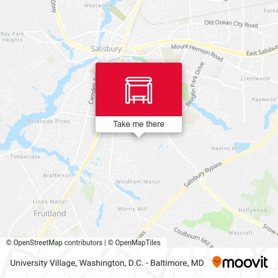 University Village map