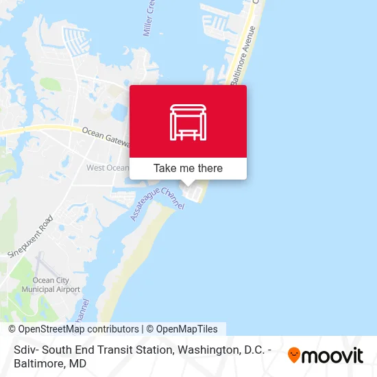 Sdiv- South End Transit Station map