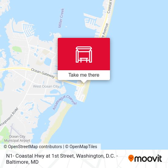Mapa de N1- Coastal Hwy at 1st Street