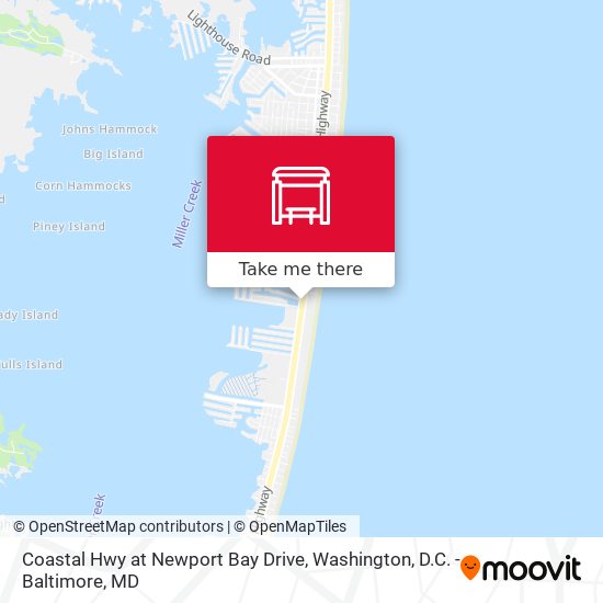 Mapa de Coastal Hwy at Newport Bay Drive